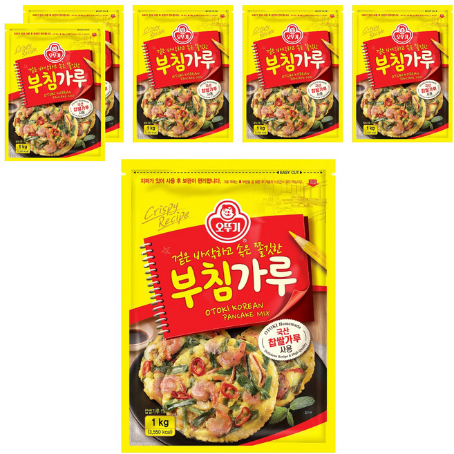 오뚜기 부침가루, 1kg, 6개