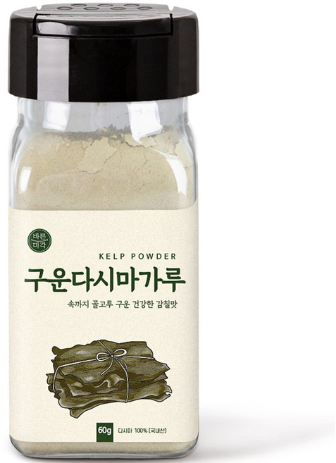 바른미각 구운 다시마가루, 60g, 1개