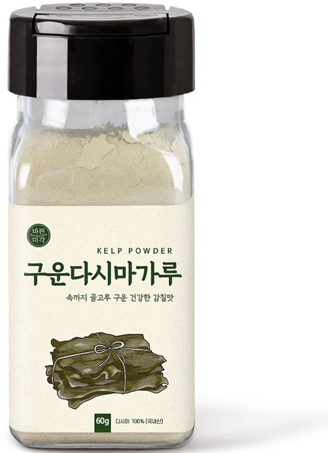 바른미각 구운 다시마가루, 60g, 1개 - 쿠팡