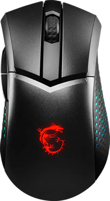 msi 微星 CLUTCH LIGHTWEIGHT WIRELESS 滑鼠, GM51, 黑色