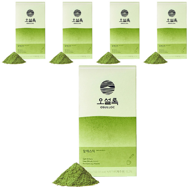 오설록 말차스틱, 14g, 5개입, 5개