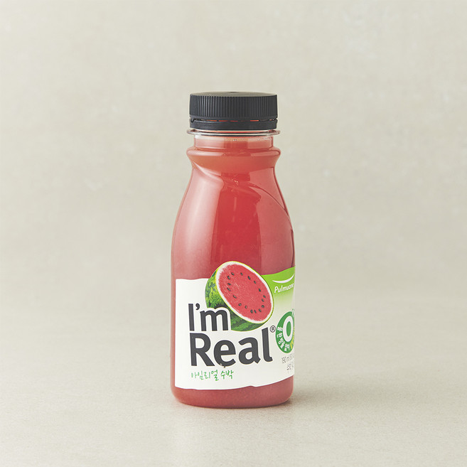 아임리얼 수박 주스, 190ml, 1개