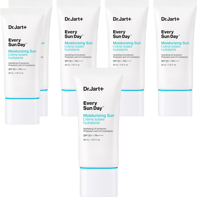 닥터자르트 에브리 선 데이 모이스처라이징 선크림 SPF50+ PA++++, 30ml, 6개