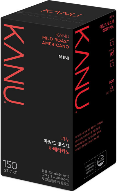 카누 마일드 미니 원두커피믹스, 900mg, 150개입, 1개