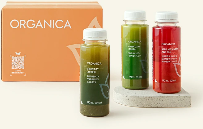 올가니카 2Days 클렌즈 탑 주스, 190ml, 12개 - 쿠팡