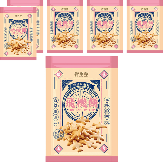 新東陽 飛機餅, 120g, 6包