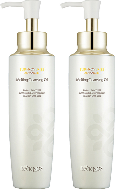 이자녹스 턴오버 28 어드밴스드 멜팅 클렌징 오일, 180ml, 2개