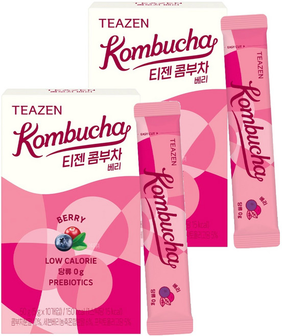 티젠 콤부차 베리, 5g, 10개입, 2개