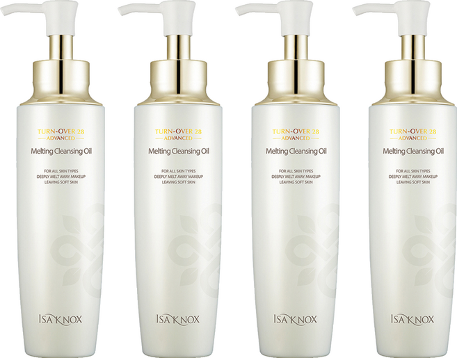 ISA KNOX 伊莎諾絲 Turnover 28 進階融解卸妝油, 180ml, 4個