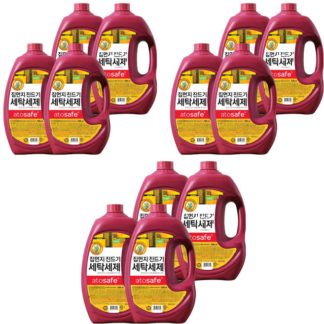 ATO Safe 居家塵蟎洗衣精 正裝, 2.5L, 6個