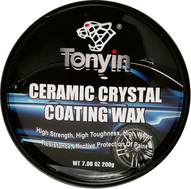 Tonyin 陶瓷水晶汽車蠟 高撥水 有效保護油漆, 200g, 1罐