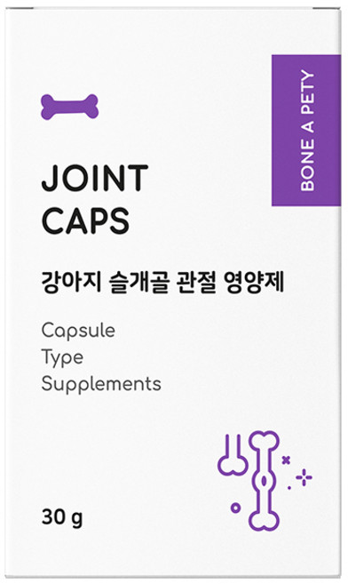 본아페티 강아지 캡슐 기능성 영양제, 60정, 뼈/관절강화, 1개