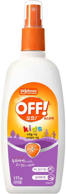 OFF 미스트액 모기기피제, 177ml, 1개