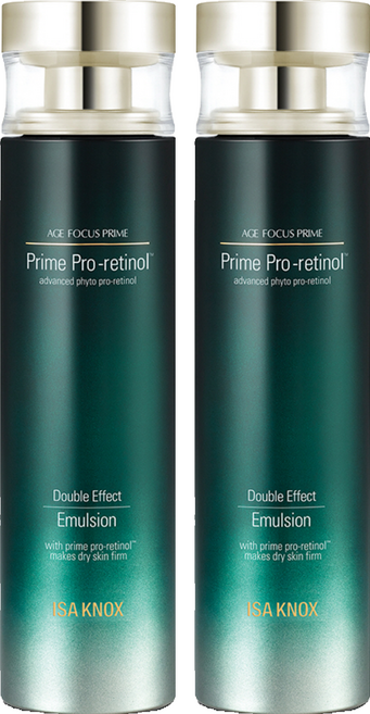 이자녹스 에이지 포커스 프라임 더블 이펙트 에멀전, 160ml, 2개