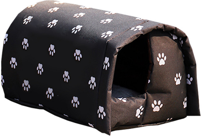 요기쏘 길고양이 하우스, 블랙, 1개