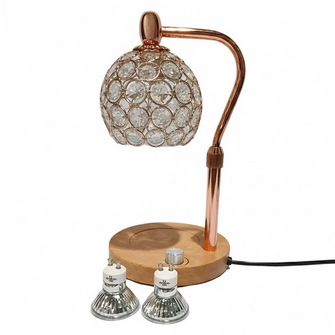 Rofancy 洛帆晞 經典木座系列融蠟燈, 淺木色