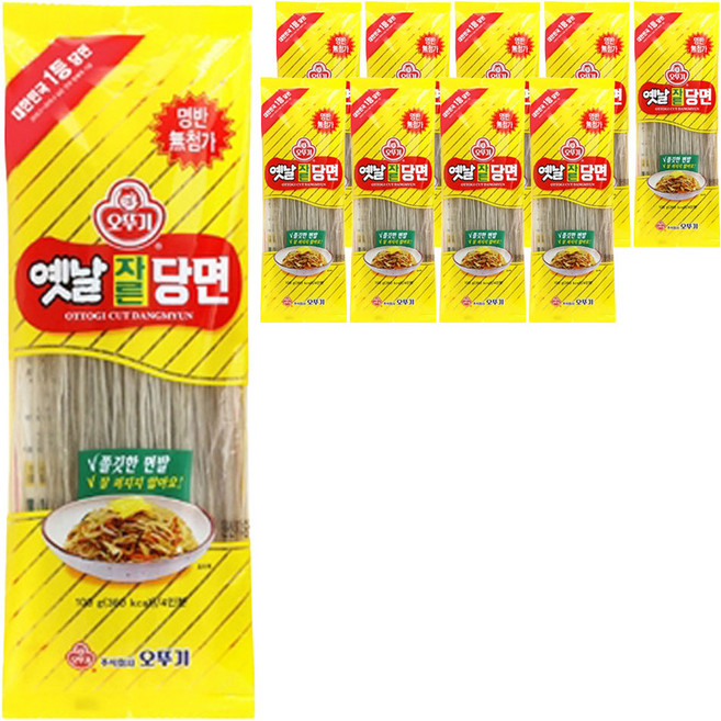 오뚜기옛날 자른당면, 100g, 10개