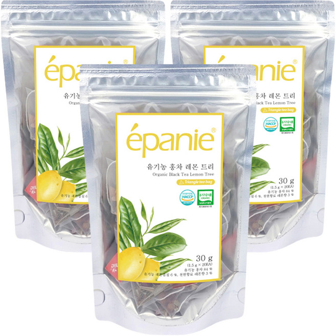 에빠니 홍차 레몬 트리, 1.5g, 20개입, 3개