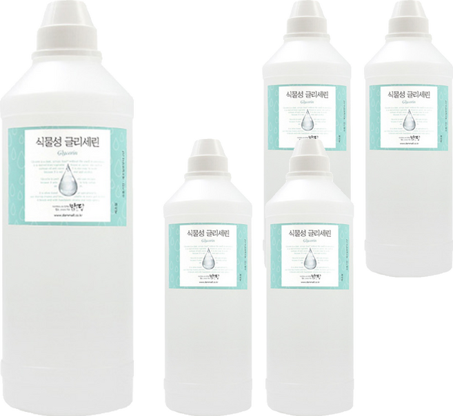 식물성 글리세린 1kg, 무향, 5개