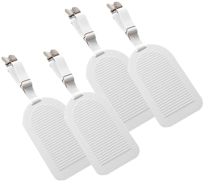 모아딜 침대시트 고정집게 패드 밀림 방지 밴드 4p 세트, 화이트