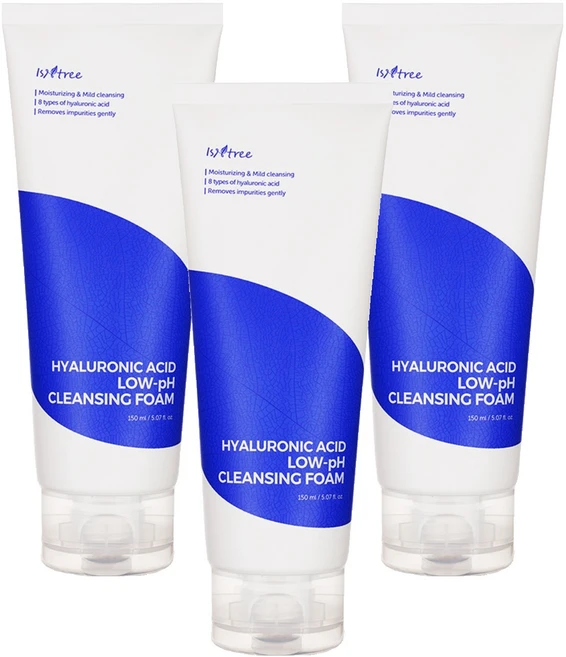 이즈앤트리 히아루론산 약산성 클렌징 폼, 150ml, 3개 - 쿠팡