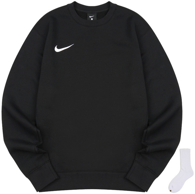 Nike 男款 Park Swoosh 大學T CW6902-010 + Welldone 襪子