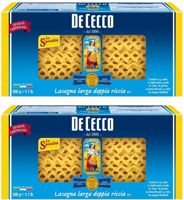 데체코 라자냐, 500g, 2개