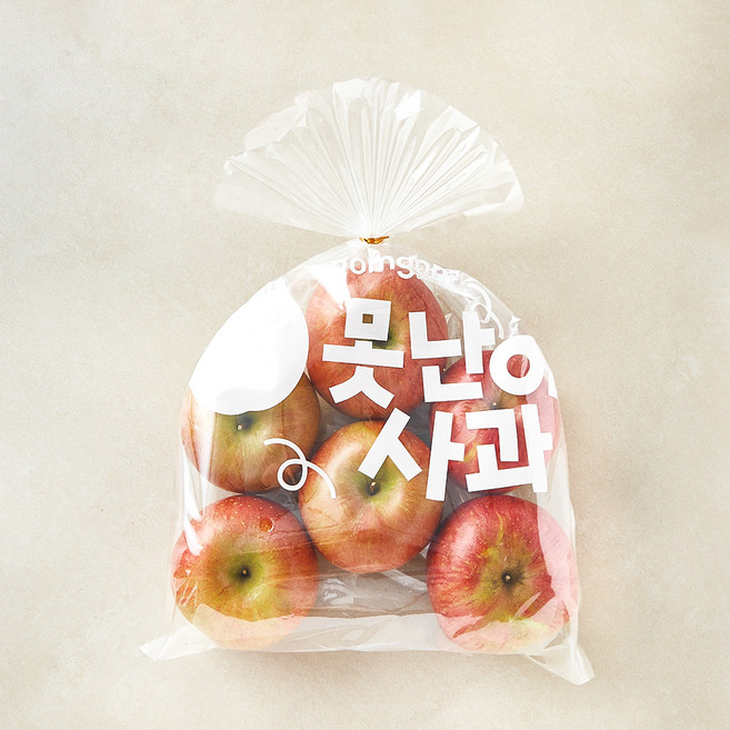 곰곰 당도선별 못난이 사과, 2kg(소과, 6~12입), 1개