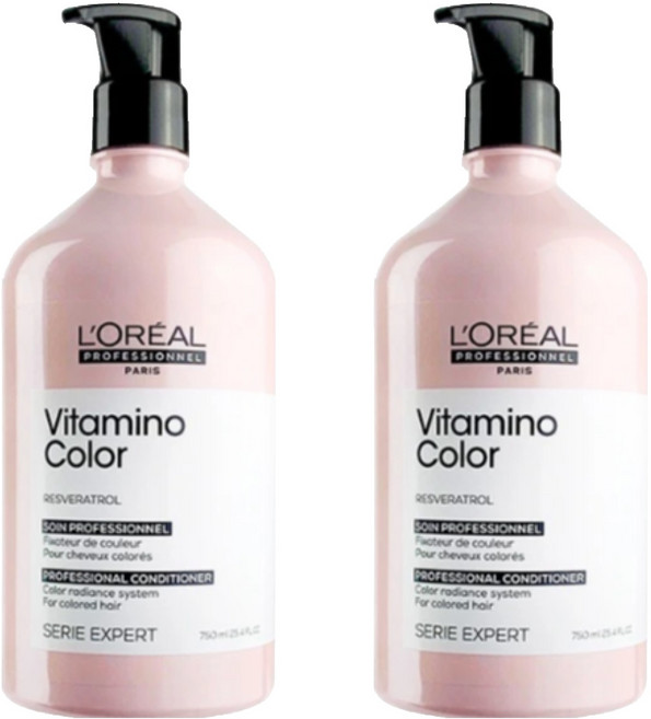 L'OREAL PROFESSIONNEL 巴黎萊雅PRO 絲漾博飽和護色護髮乳, 2瓶, 750ml