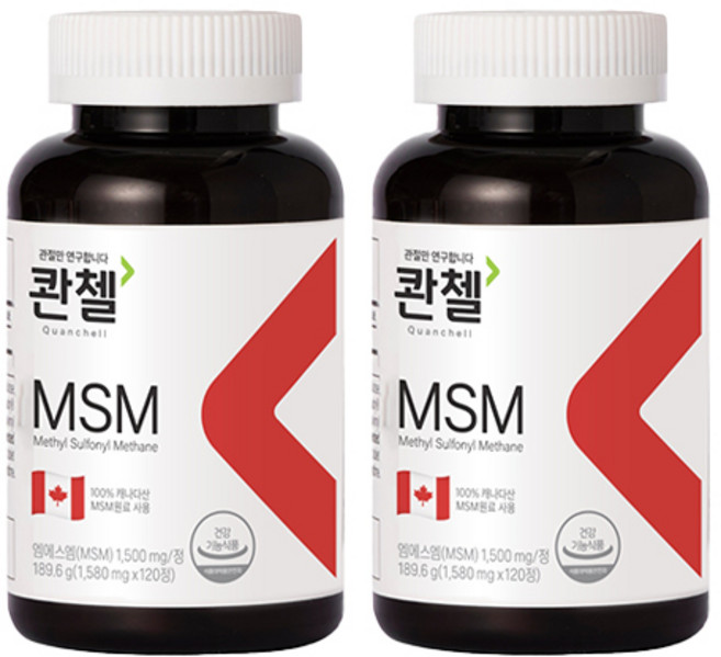 콴첼 MSM, 120정, 2개