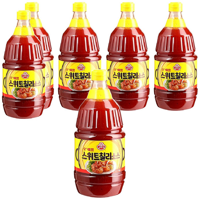 오뚜기 스위트 칠리소스, 2.1kg, 6개