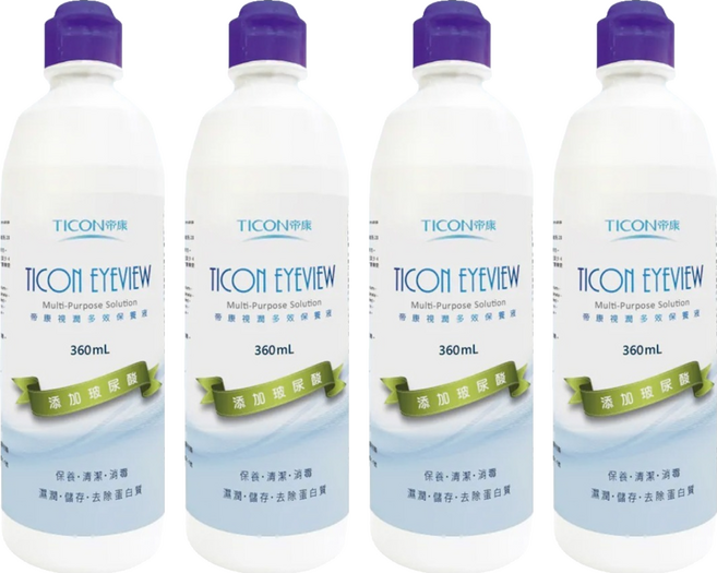 TICON 帝康 視潤多效保養液, 360ml, 4瓶