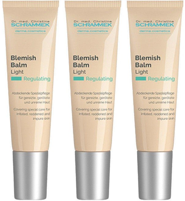 닥터슈라멕 오리지널 슈라멕 블레미쉬 밤 BB크림, 라이트, 15ml, 3개