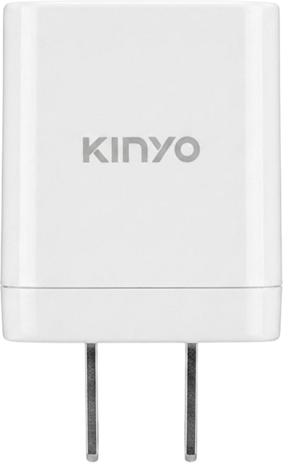 Kinyo 20W單孔PD充電器 PDCB005, 白色, 1個