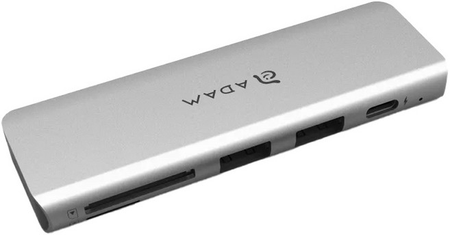 ADAM elements 亞果元素 CASA HUB 5E USB-C 3.1 5 port 多功能讀卡機, 1個, 灰色