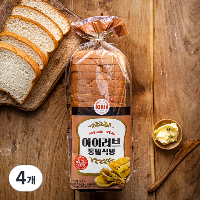 기린 통밀식빵, 500g, 1개입, 4개