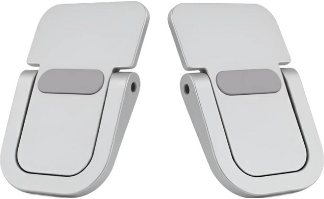 픽스몰 간단한 설치 노트북 거치대, 실버, 1개