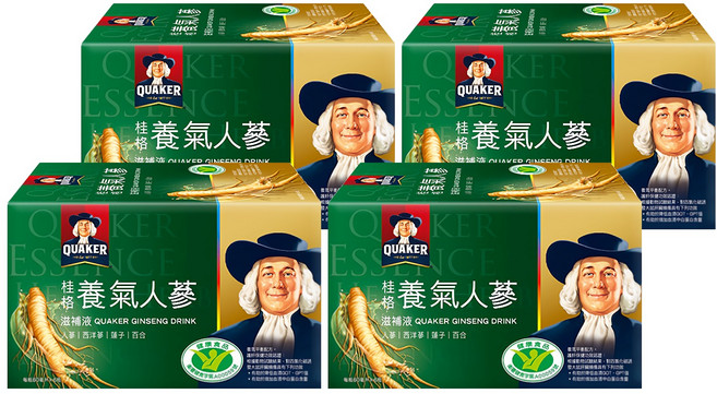 QUAKER 桂格 養氣人蔘滋補液 6瓶, 360ml, 4盒