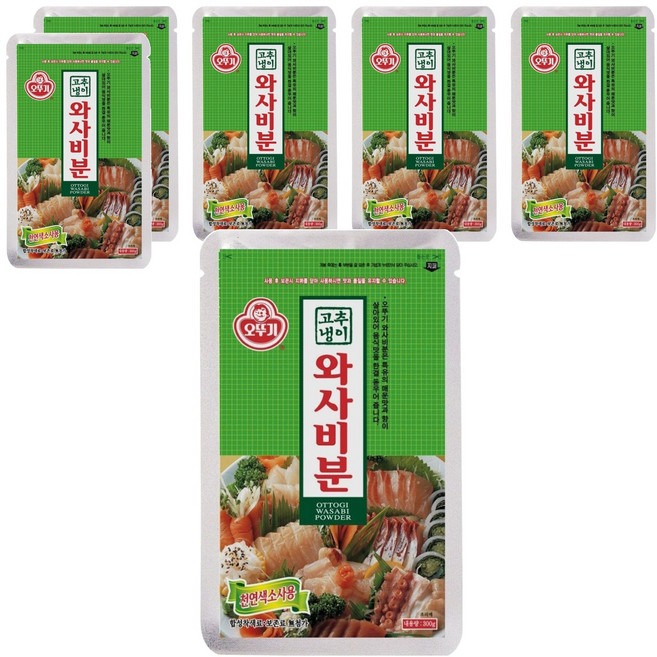오뚜기 와사비분, 300g, 6개