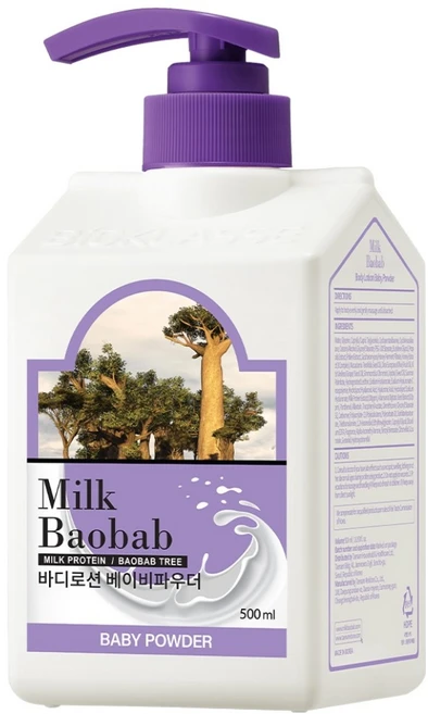 밀크바오밥 바디로션 베이비파우더향, 500ml, 1개 - 쿠팡