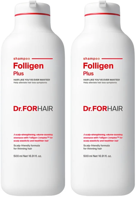 닥터포헤어 폴리젠 플러스 샴푸, 500ml, 2개 - 쿠팡