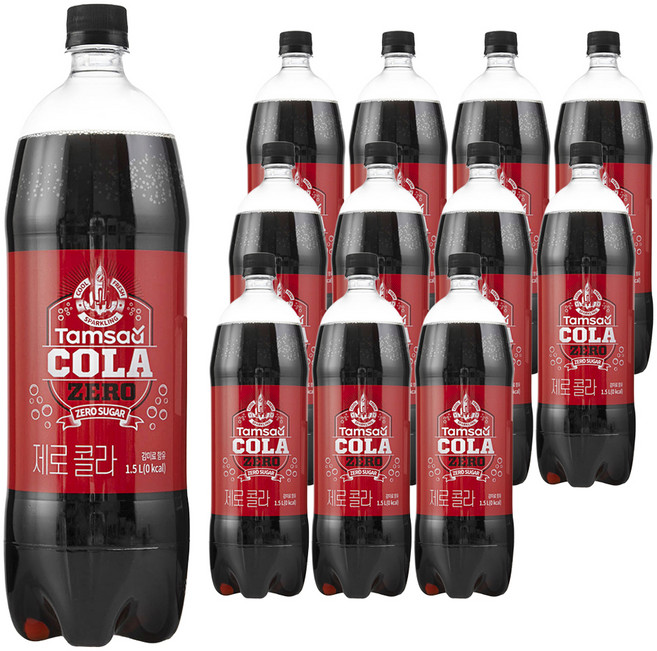 탐사 제로 콜라, 12개, 1.5L