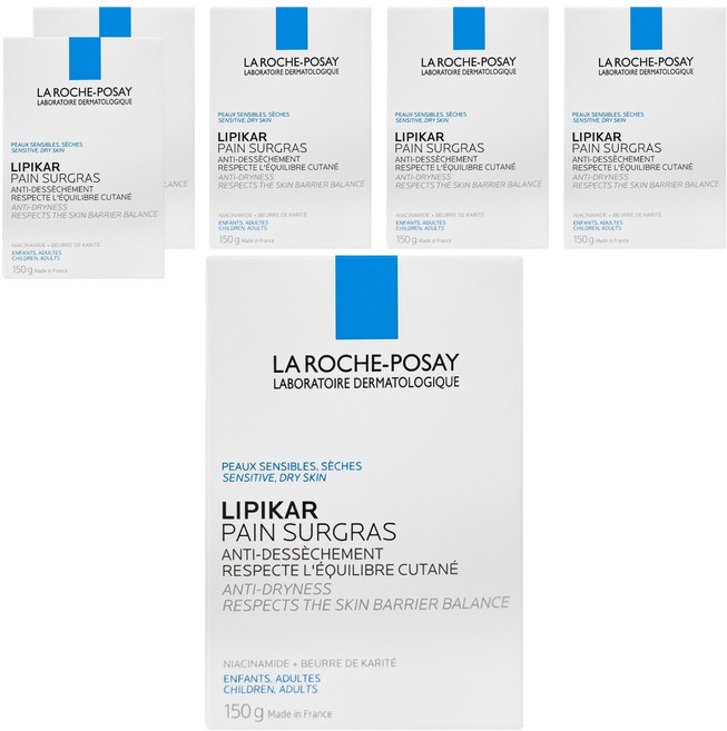 LA ROCHE POSAY 理膚寶水 滋養皂, 150g, 6個