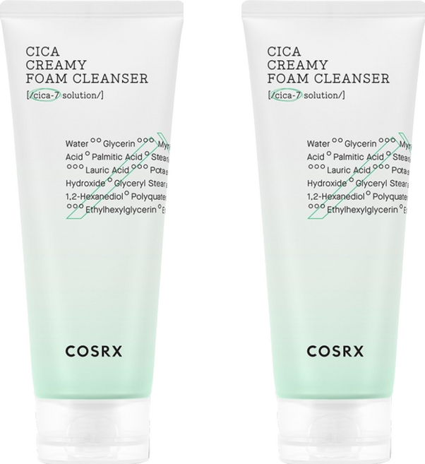 코스알엑스 퓨어 핏 시카 크리미 폼 클렌저, 150ml, 2개