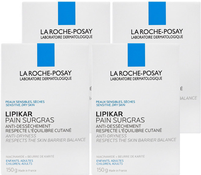 LA ROCHE POSAY 理膚寶水 滋養皂, 150g, 4個