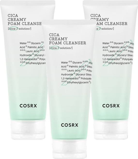 코스알엑스 퓨어 핏 시카 크리미 폼 클렌저, 150ml, 3개 - 쿠팡