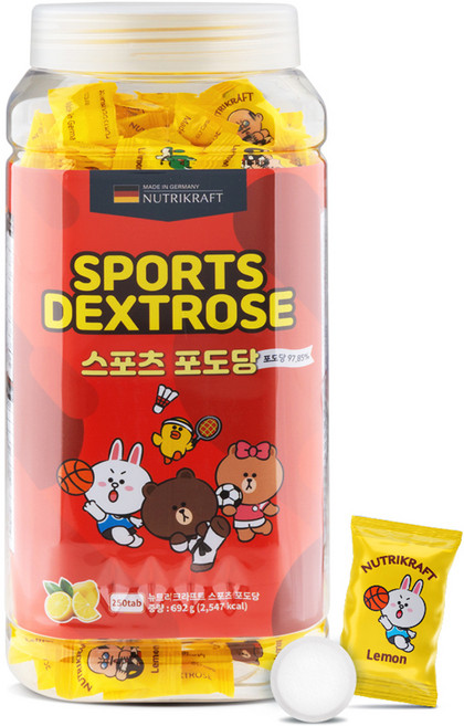 뉴트리크라프트 스포츠 포도당 캔디, 1개, 692g