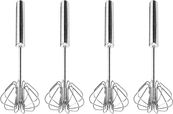 小麥購物 G142按壓式旋轉打蛋器, 4支