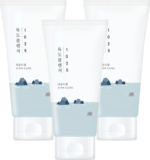 라운드랩 1025 독도 클렌저, 150ml, 3개