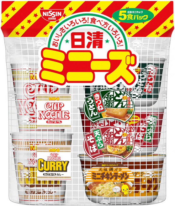 NISSIN 日清 迷你杯麵5入組, 1組